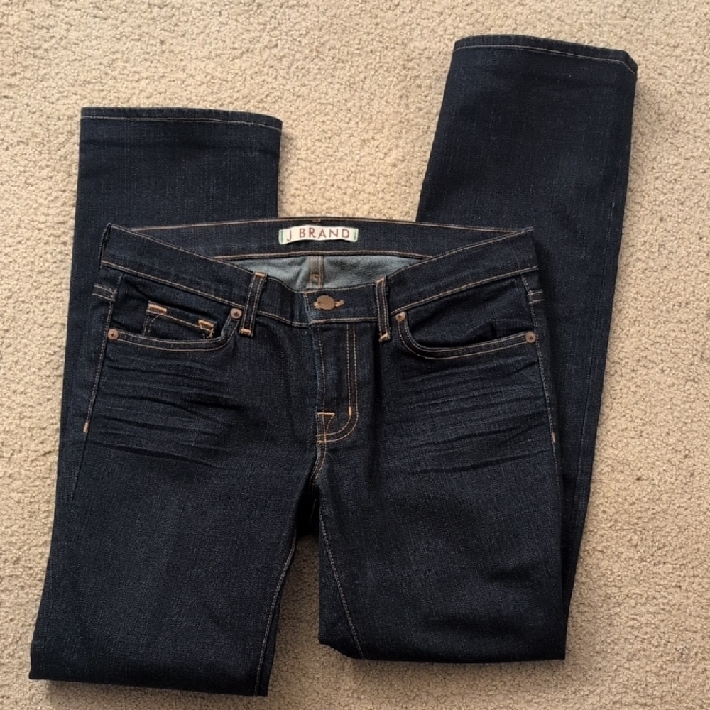 J Brand The Cigarette Left Dark Wash Jean Size 27